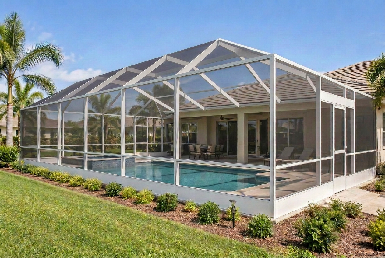 Screen Pool Enclosure
